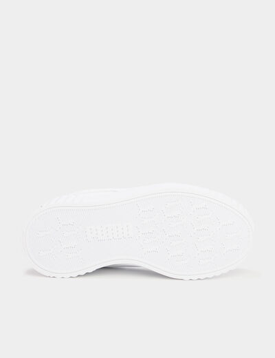 Tennis basses à lacets Puma blanc femme
