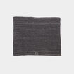Tour de cou tricot&eacute; doubl&eacute; gris fonc&eacute; homme