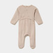 Dors-bien effet velours manches longues beige b&eacute;b&eacute;