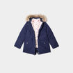 Parka et doudoune 3-en-1 bleu marine fille
