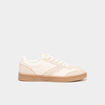 Tennis basses avec dentelle sable femme