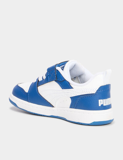 Tennis basses Puma Rebound V6 bleu roi gar&ccedil;on