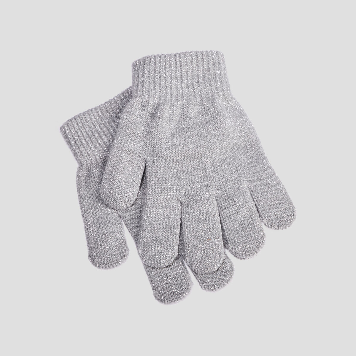 Lot 2 paires de gants multicolore fille