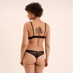 Soutien-gorge push up dentelle noir femme