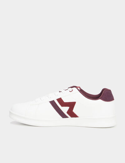 Tennis à lacets détails pailletés Creeks violet femme