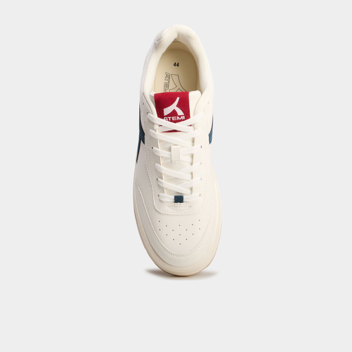 Baskets &agrave; lacets semelle plate multicolore homme