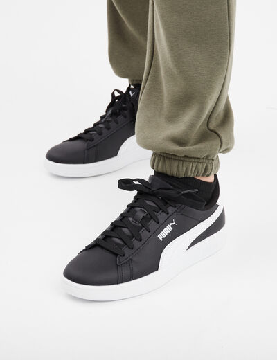 Tennis basses à lacets Puma noir garçon