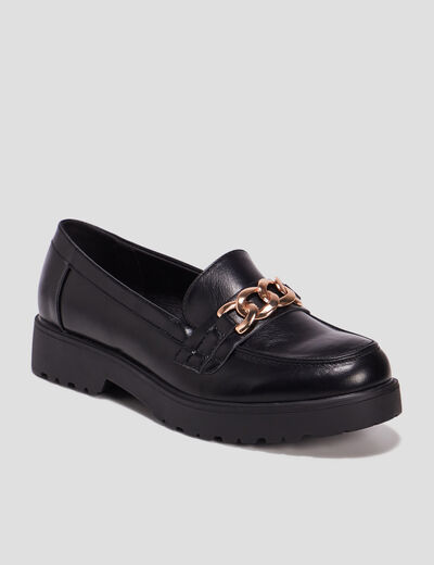 Mocassins à détails bijoux Liberto noir femme