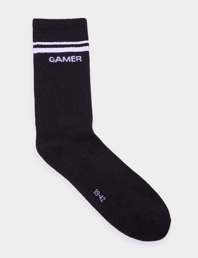 Lot 5 paires chaussettes noir homme