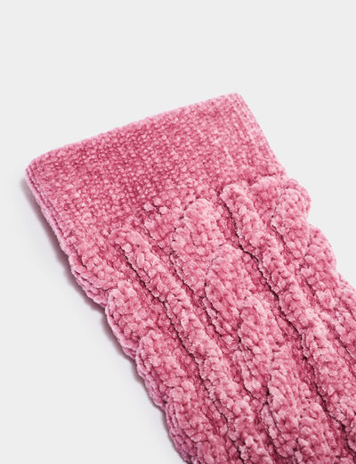 Lot 2 paires chaussettes d'intérieur multicolore femme