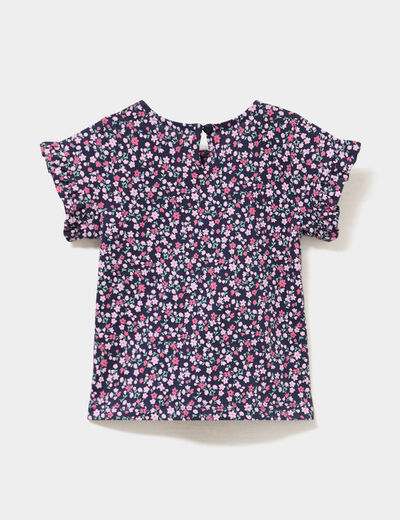 Ensemble 2 pi&egrave;ces legging et t-shirt bleu marine b&eacute;b&eacute; fille