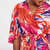 Robe ajustée noeud avec boucle Mosquitos rose fushia femme