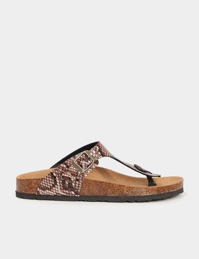 Mules multicolore femme