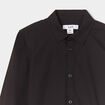 Chemise manches longues noir garçon