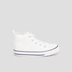 Tennis montantes en toile Creeks blanc fille