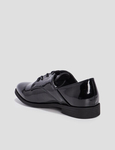 Derbies vernies noir femme