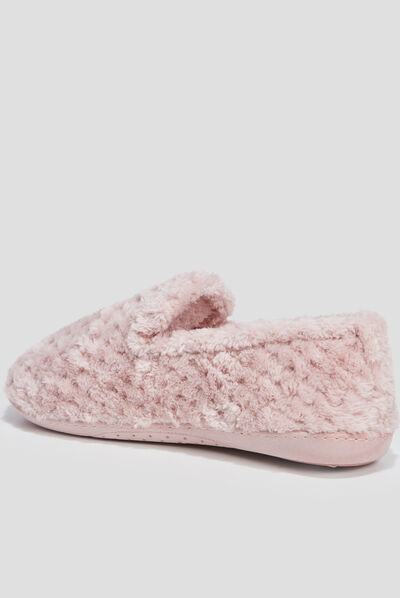 Chaussons Isotoner rose femme