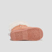 Bottines fourr&eacute;es bout rond camel fille