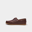 Chaussures bateau en cuir marron clair homme
