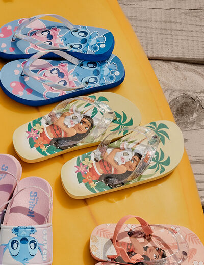 Tongs de plage Vaiana jaune fille