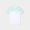 T-shirt manches courtes 1 poche coton vert pastel homme