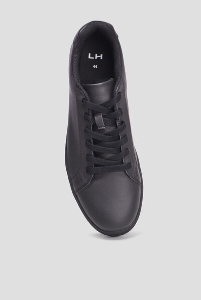 Tennis basses à lacets Clement noir homme