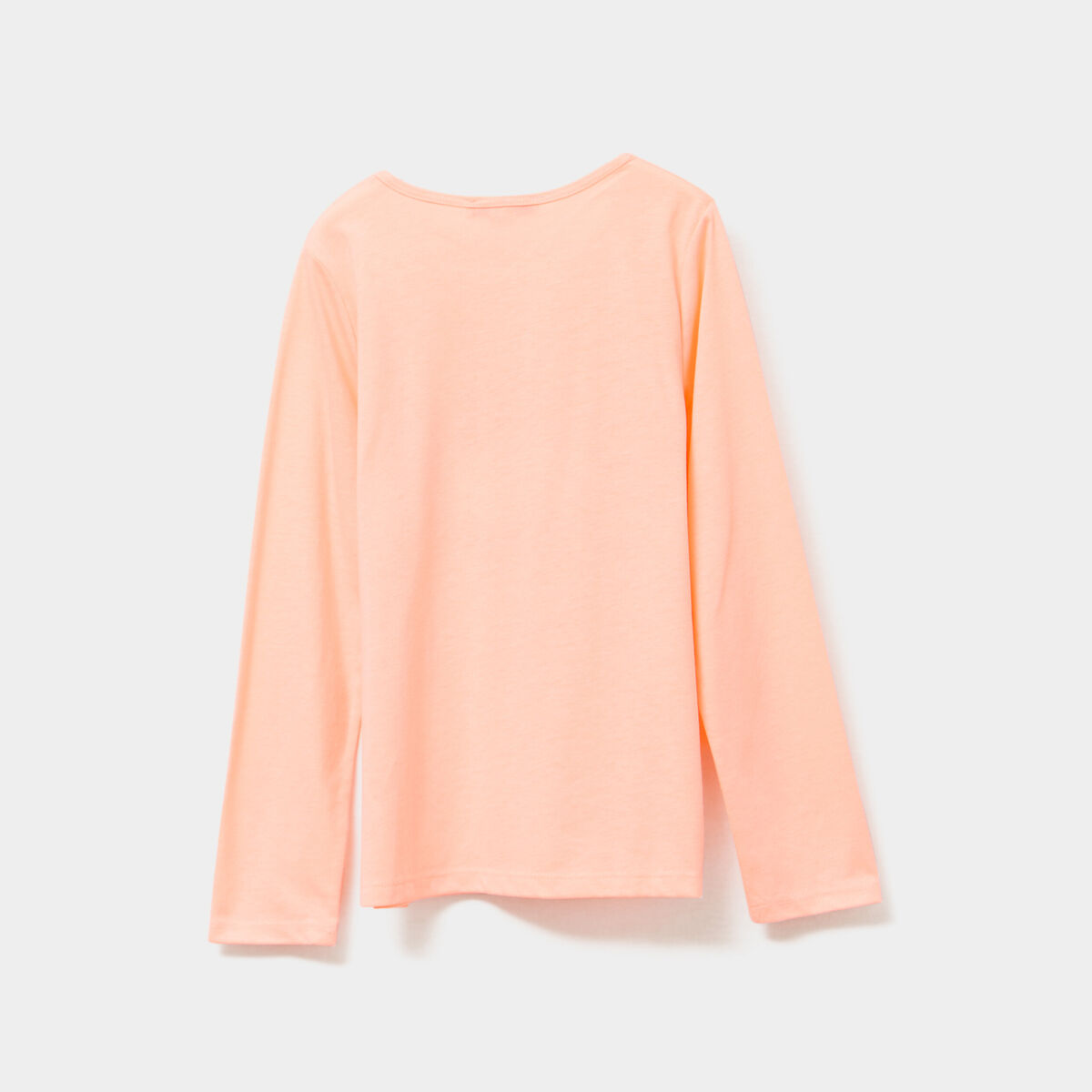 Ensemble pyjama pantalon et t-shirt orange fluo fille