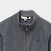 Gilet polaire zipp&eacute; manches longues gris argent mixte