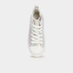 Baskets montantes zipp&eacute;es bout renforc&eacute; violet fille