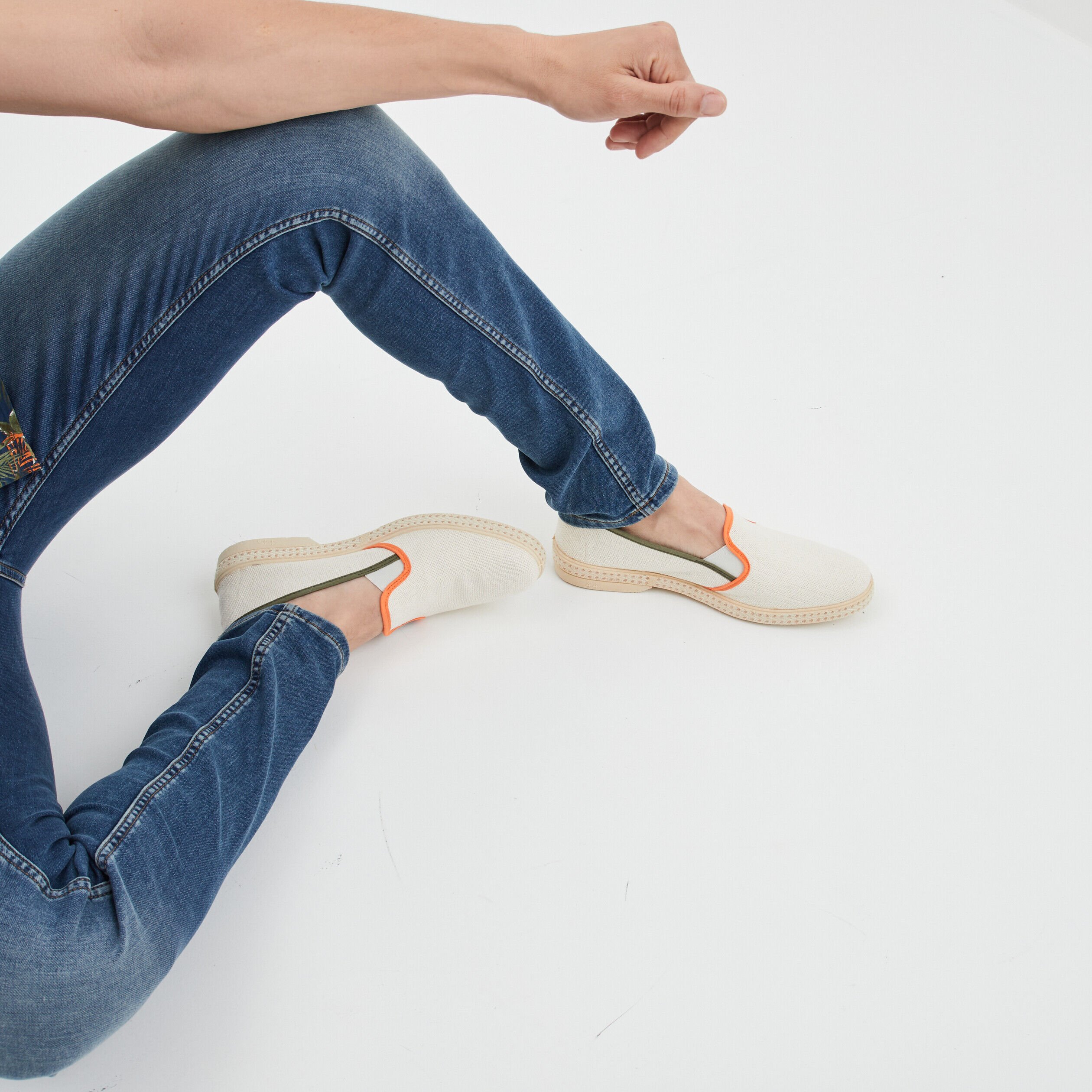 Espadrilles homme pas ch res La Halle