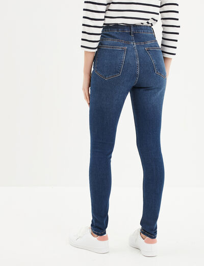 Jeans skinny taille haute denim stone femme