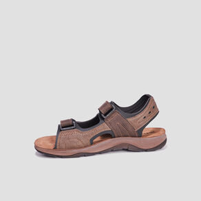 sandales a scratchs marron homme Sandales à scratchs marron homme