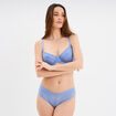 Soutien-gorge emboîtant dentelle bleu lavande femme