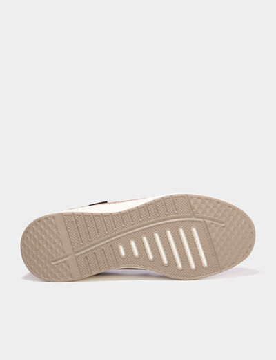 Baskets semelles &eacute;paisses sable homme