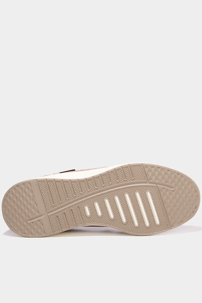 Baskets semelles &eacute;paisses sable homme