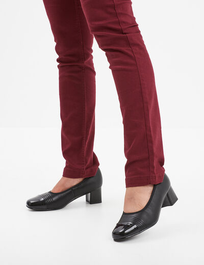 Escarpins talons 4 cm Confortissimo noir femme