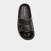 Claquettes matelassées Wamea Beach noir femme