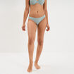 Culotte microfibre sans coutures vert clair femme