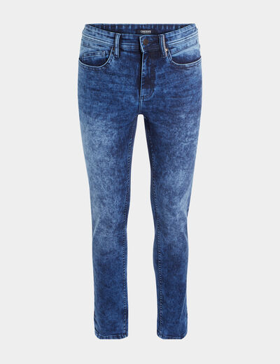 Jeans slim 5 poches denim stone homme