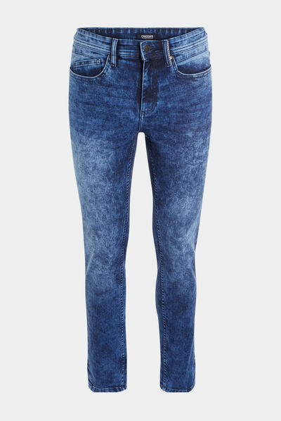 Jeans slim 5 poches denim stone homme