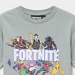 T-shirt manches courtes coton Fortnite vert gar&ccedil;on