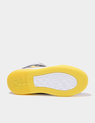 Baskets montantes lumineuses Pikachu noir gar&ccedil;on