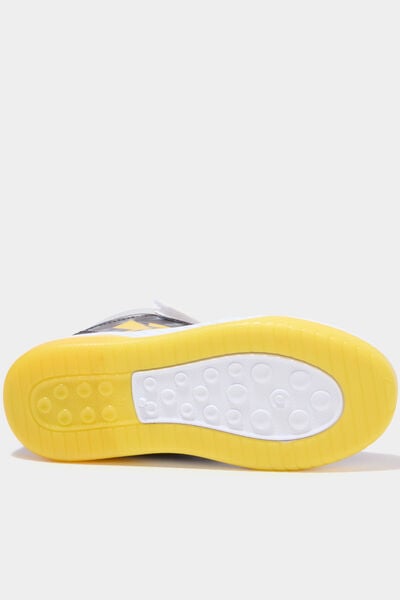 Baskets montantes lumineuses Pikachu noir gar&ccedil;on