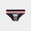 Bas de maillot de bain shorty multicolore femme