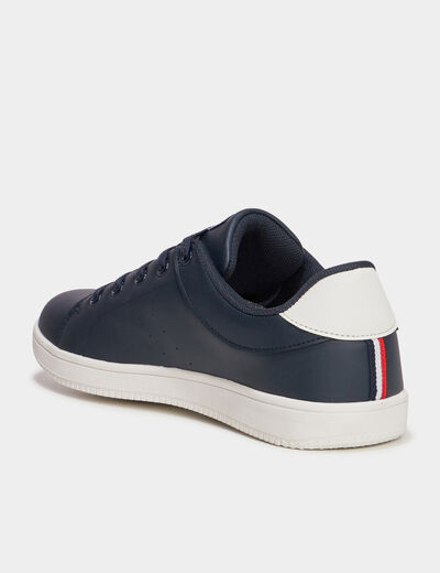 Tennis basses bout rond Creek bleu garçon