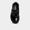 Babies salom&eacute; vernies noir fille