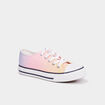 Tennis en toile à lacets Creeks multicolore fille