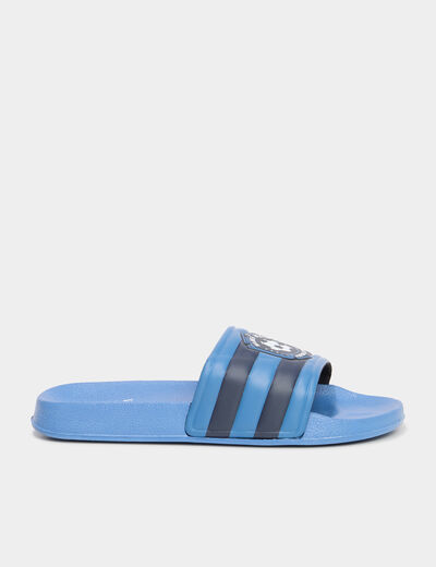 Mules de plage bleu garçon