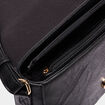 Sac besace avec clous noir femme