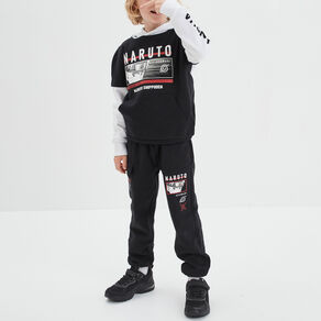 sweat a capuche hoodie 2 en 1 naruto noir garcon Sweat à capuche hoodie 2-en-1 Naruto noir garçon
